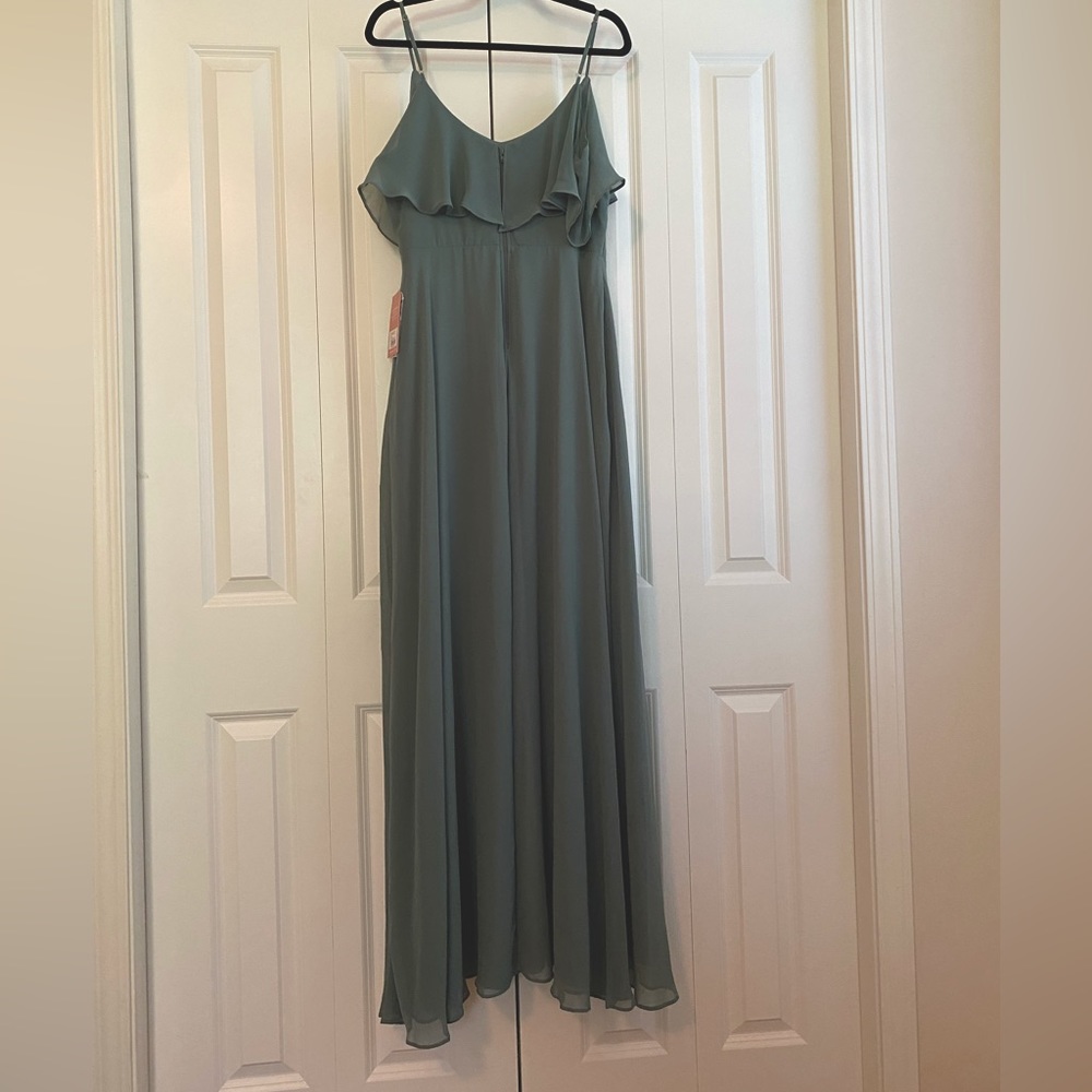 NWT Jane Convertible Dress Chiffon in Sea Glass - Picture 7 of 10
